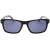 Tommy Hiliger blauwe lens zwarte zonnebril
