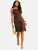 love & roses Bodywarmer  chocoladebruin