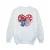 Disney Meisjes Lilo & Stitch Harten Sweatshirt (Wit)