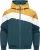 Ragwear Functionele jas ‘Stewie Block Youmodo’  bruin / petrol / wit