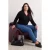 Trendyol Curve Dames Blauw Effen Skinny Hoge taille Grote maten Jeans