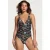 Shiwi Ladies Lara Swimsuit Jaipur Palm Black