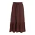 GREAT LOOKS maxi crinkle rok bruin