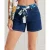 Slim-fit shorts, mid-rise, voor dames Superdry