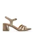 No Stress leren sandalettes brons