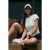 TRENDYOLMİLLA Dames Wit Effen Kort Regular fit T-shirts