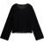 Vans Mila Open Knit Crop Crew Black