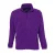 SOLS Heren North Full Zip Outdoor Fleece Jacket (Donkerpaars)