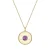 Glanzstücke München Ketting  goud / donkerlila