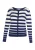 usha Vest Dames marine wol wit