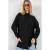 Overmaatse Geweven Lange Blouse met Shirtkraag