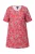 Ulla Popken Shirt  gemengde kleuren / rood