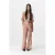 OBJECT wide leg regular waist casual broek roze