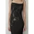 Mango maxi jurk met broderie – zwart