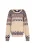 Jalene Trui  beige gemêleerd / navy / lichtbruin / rosa