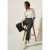 Cecil Dames 7/8 Wide Legs jersey broek in Groen