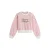 Tommy Hilfiger gestreepte sweater met tekst en borduursels – rood