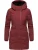 Ragwear Wintermantel ‘Pevilla’  donkerrood