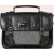 Herringbone Heirloom Satchel tas in zwart