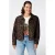 MS Mode katoenen spijkerjas met panterprint Plus Size – bruin