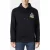 Scotch & Soda Relaxed Fit Graphic Fleece Hoodie Black