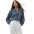 French Connection Dames/Dames Gebloemde Relaxed Fit Blouse (Marine Bloemen)