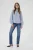 Blouse met lange mouwen KAmilina Baggy fit blue white