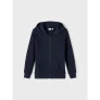Name It Sweatvest NKMNESWEAT CARD W HOOD BRU NOOS