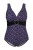Ulla Popken Badpak  lila / violetblauw