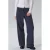 LMTD wide leg casual broek met plooien – donkerblauw