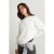 TRENDYOLMİLLA Dames Effen Driekwart mouw Oversized Sweatshirts