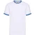 Fruit of the Loom Heren Ringer Contrast T-shirt (Wit/royaal blauw)