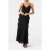 Forever New Poppy Ruffle Gown Black