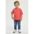 Little Cars T-shirt met backprint rood