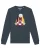 Watapparel Sweatshirt ‘Von Bären und Bergen’  safraan / antraciet / aubergine / roodviolet / wit