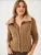 Bianco Lucci Gebreid vest  camel
