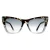 Tom Ford zonnebril Poppy FT0846 55B Gekleurde Havana Gray Gradiënt