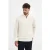 Merso Merino Zip Up 100% Merino Seashell White