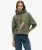 Neo Trad Tattoo Hoodie met Relaxte Pasvorm Groen