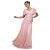 Gevonden kanten geborduurd jurk dames Goddiva Maxi
