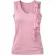 Asymmetrische mouwloze top met ruches