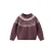 Mango Kids gebreide trui met print – donkerrood