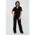 EsQualo Blouse Allover Embroidery Black
