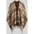 Lauren Ralph Lauren Poncho van wol met franjesrand