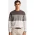 Scotland Blue Pullover heren Grijs Jeremy R-neck Pullover SPE26305JE24SB/2501