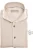 John Miller Linnen Overhemd beige, Effen