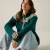 Regatta Dames/Dames Frankie Borg Full Zip Fleecejack (Diepgrijs/Gletsjer)