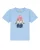 watabout.kids Shirt ‘Hase’  lichtblauw / donkerblauw / stone grey / eosine