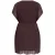 ONLY CARMAKOMA Carcoko S/S O-Neck Abk Dress Wvn Plus Size korte jurk – donkerbruin