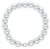 Bonnie Studios Dames Midnight Silver Necklace, Kleur: Zilverkleurig
